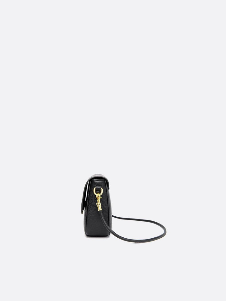 Bolso de hombro de piel granulada<br>Liora