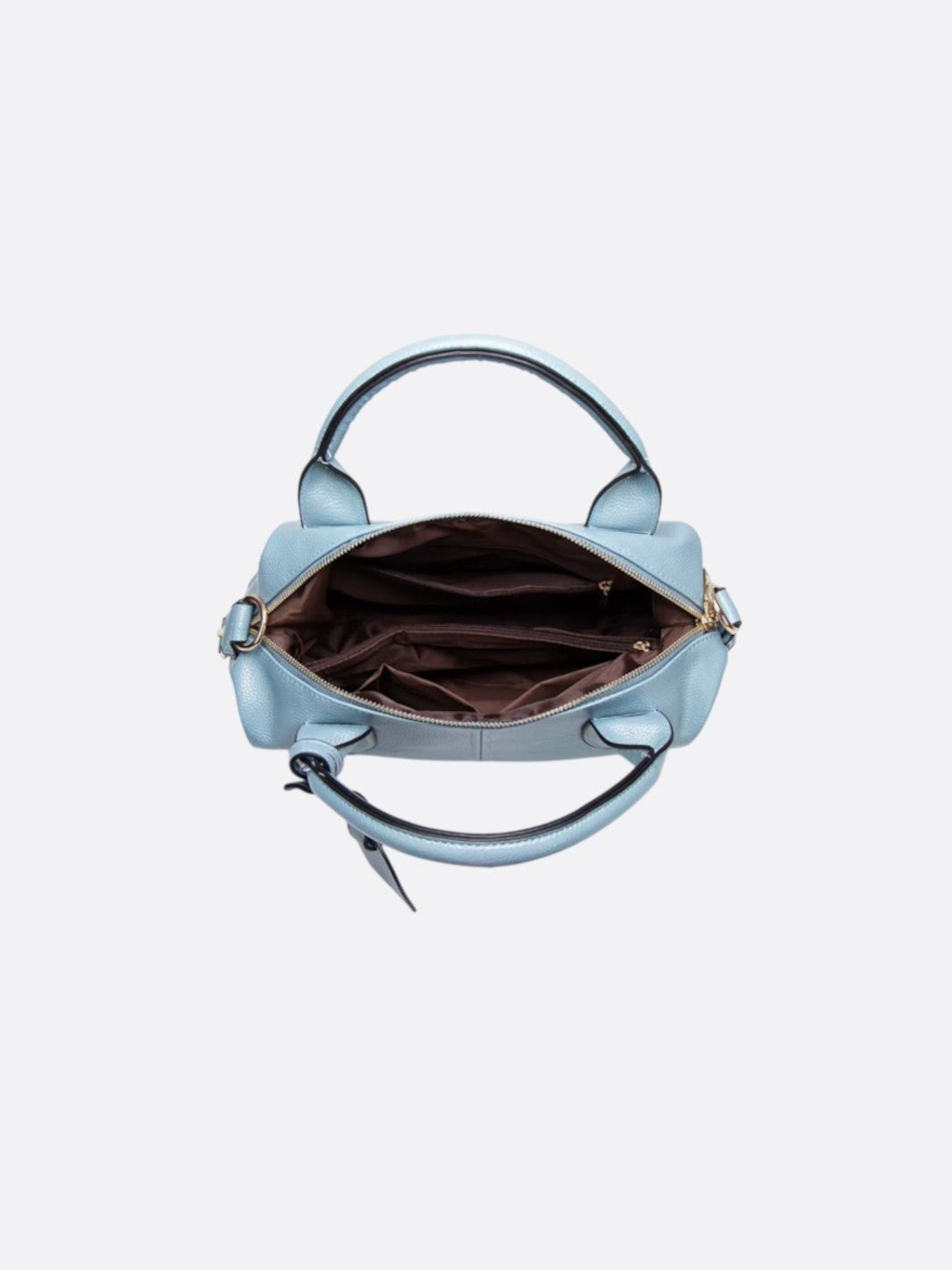 Bolso de hombro de piel<br> Prado