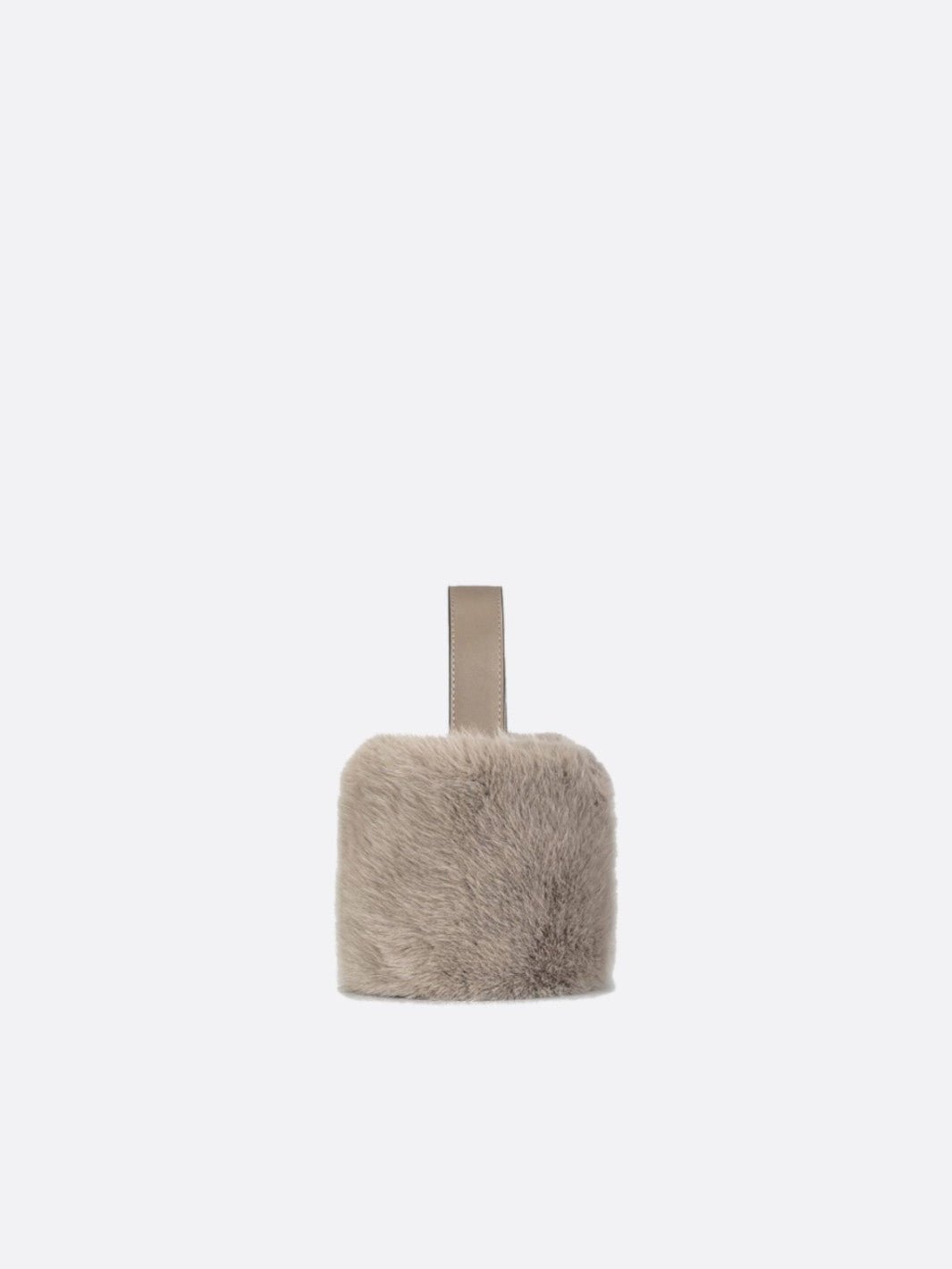 Bolso con pelo sintético<br>Moritz