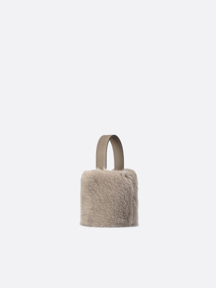 Bolso con pelo sintético<br>Moritz
