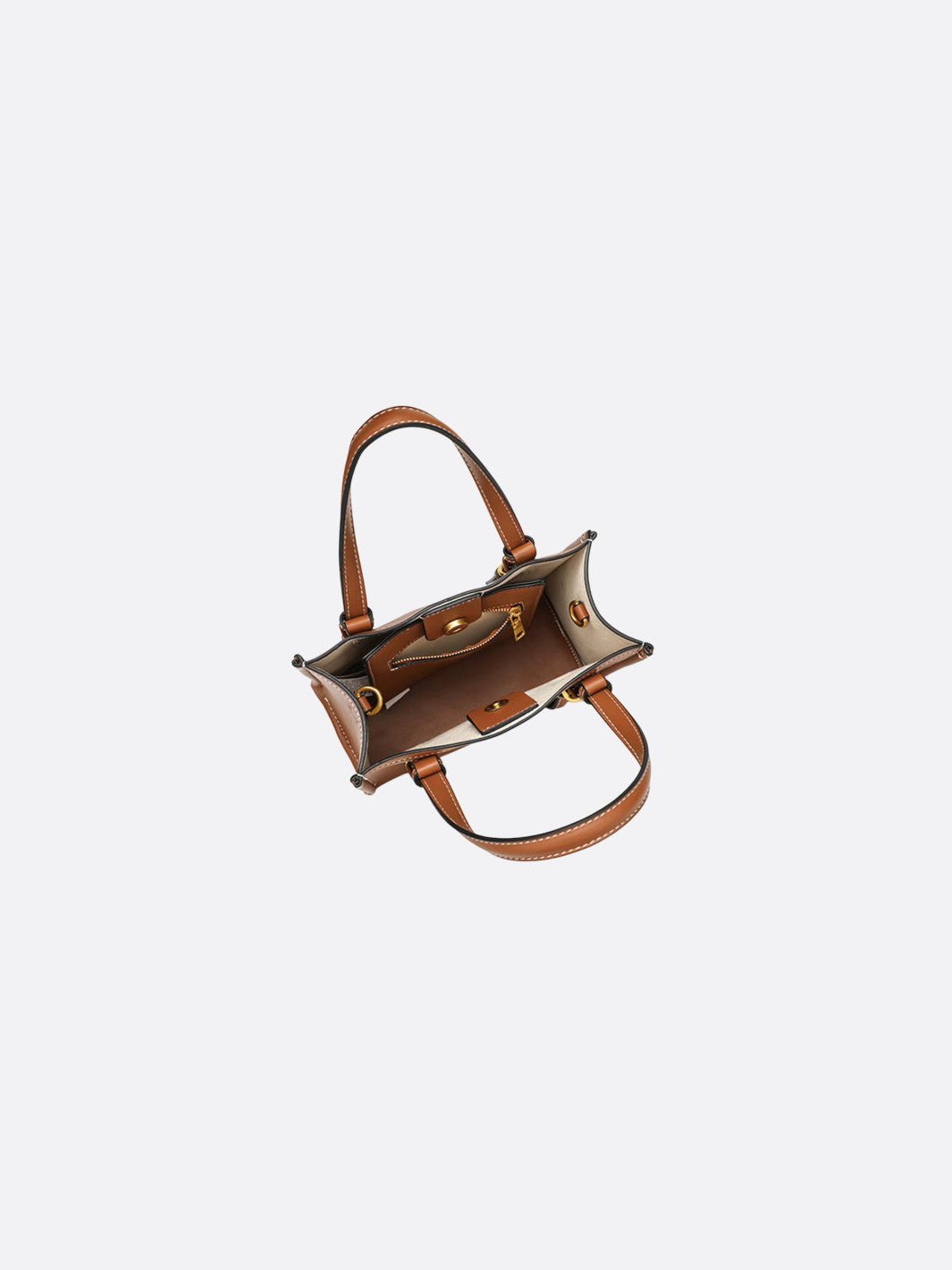 Bolso cuadrado de piel<br> Brava