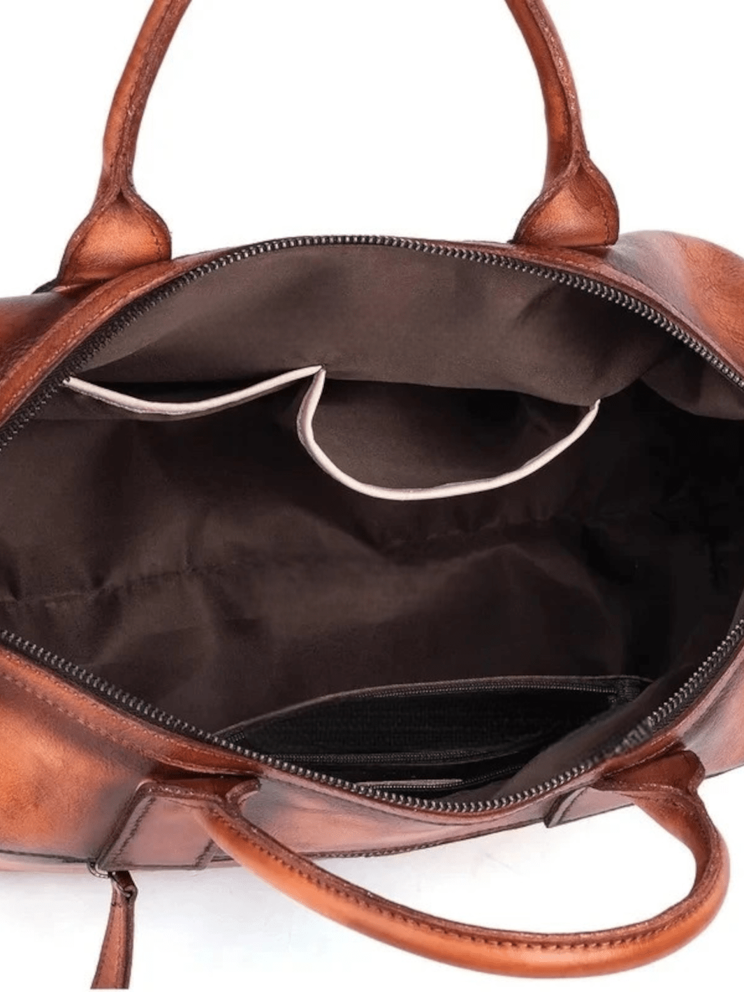 Bolso de cuero vintage<br> dorio