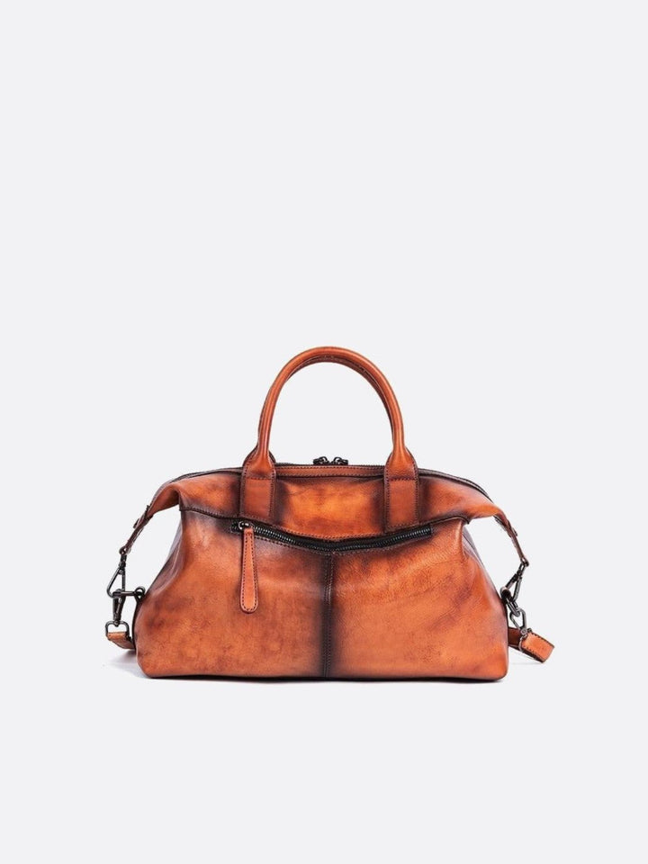 Bolso de cuero vintage<br> dorio