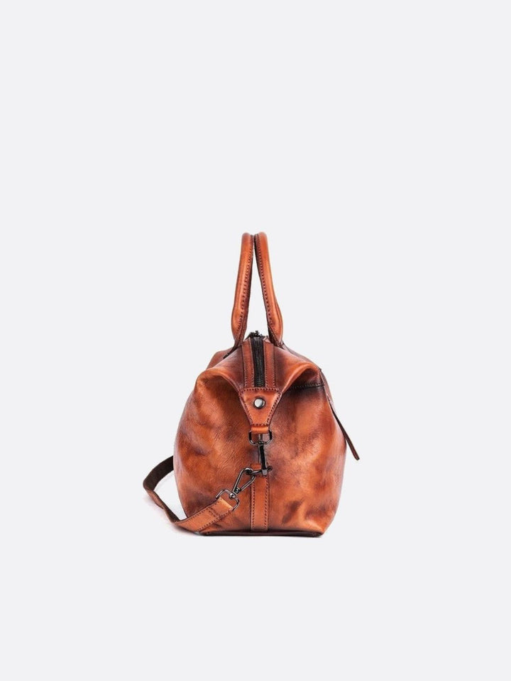 Bolso de cuero vintage<br> dorio