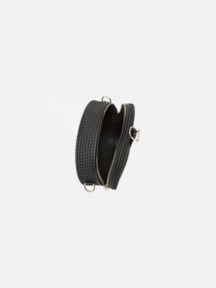 Bolso redondo de piel<br>Amira
