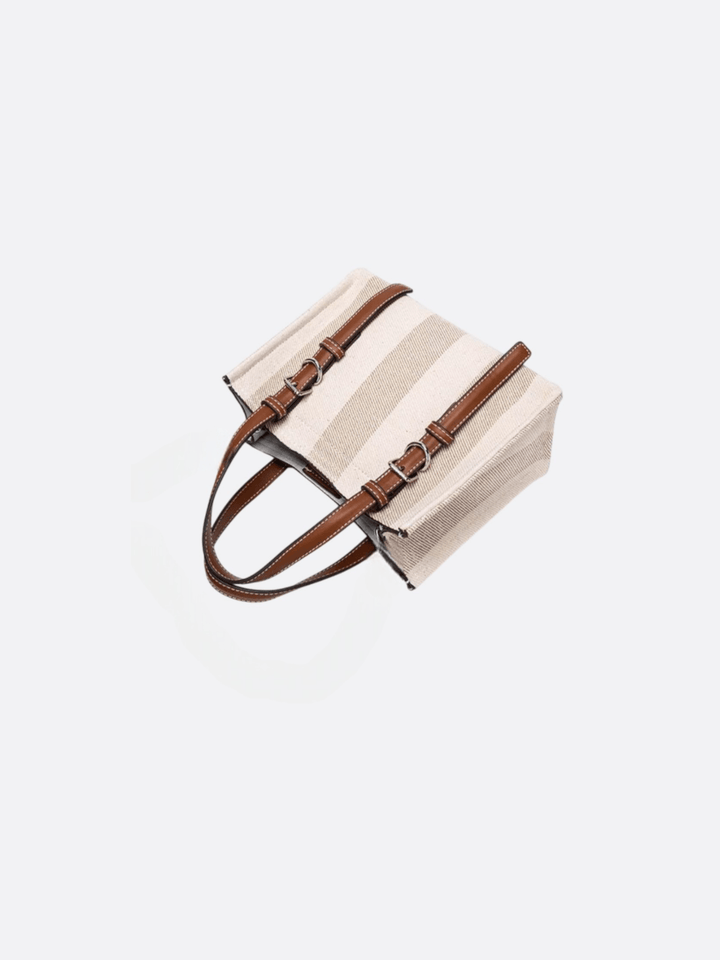 Bolso de lona y piel<br>Tilio