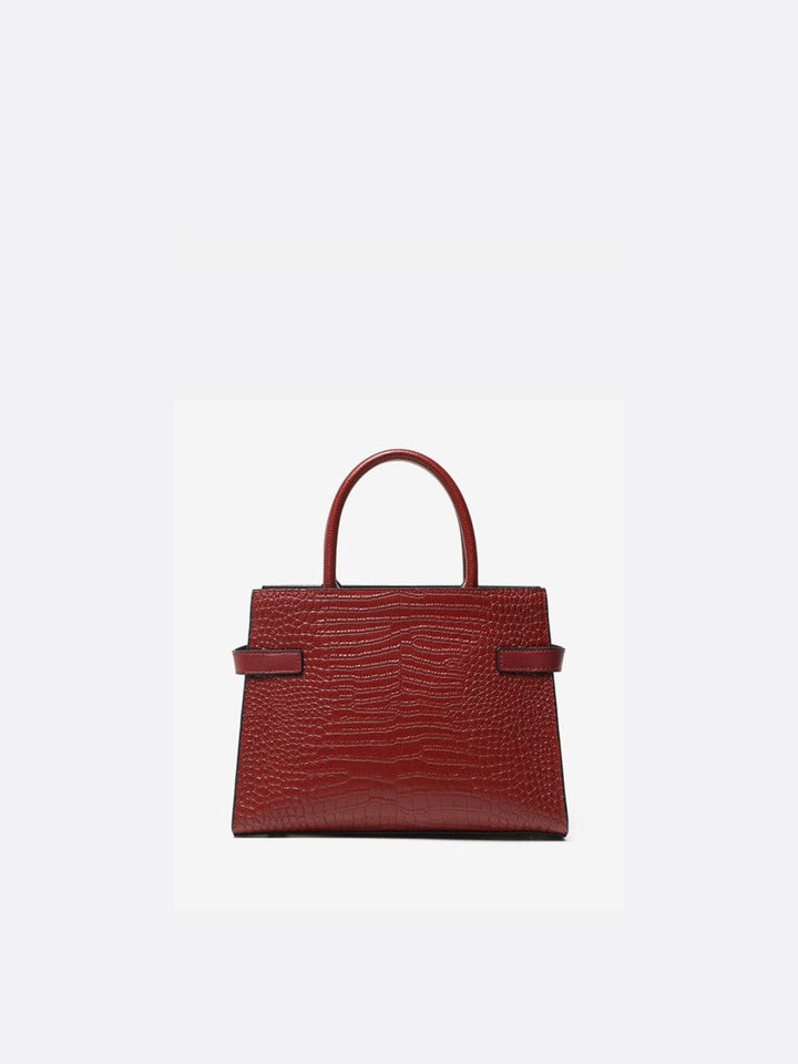 Bolso trapecio de cocodrilo<br> Murano