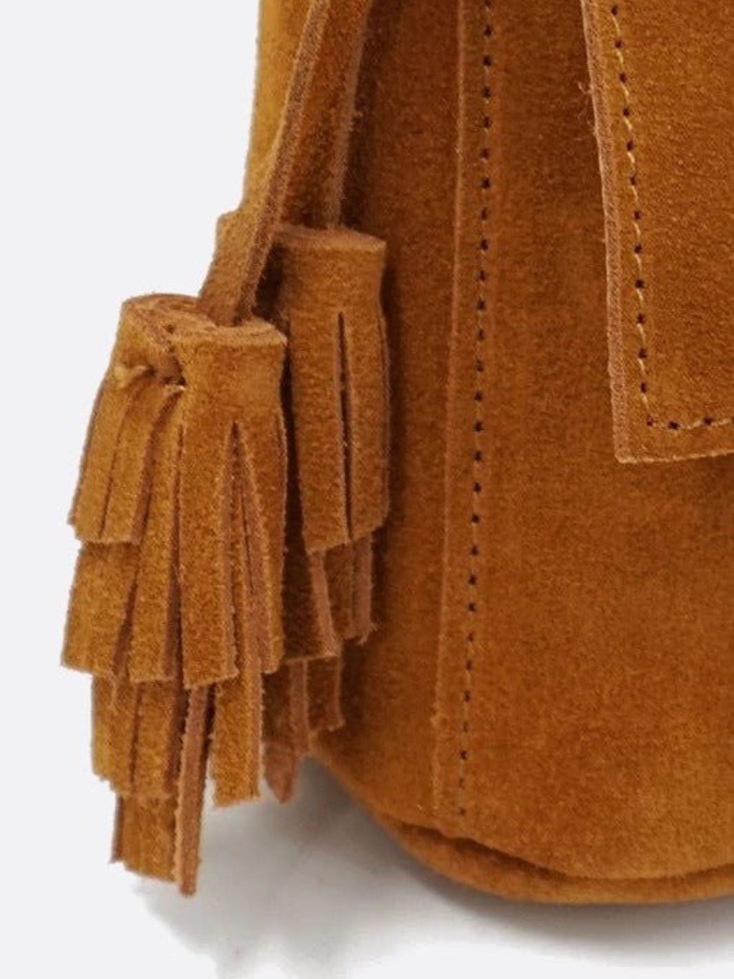 Bolso bandolera de ante