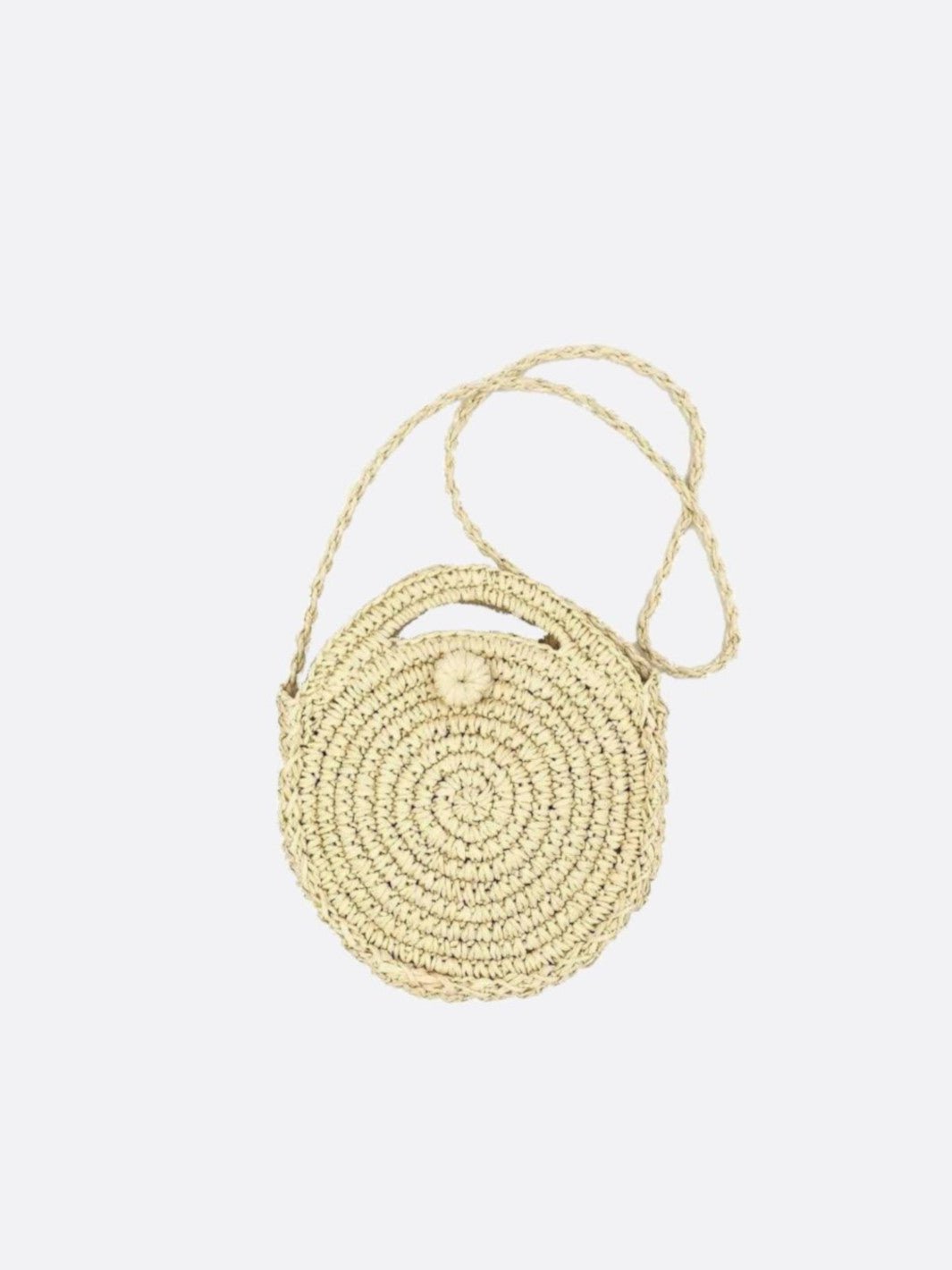 sac paille beige