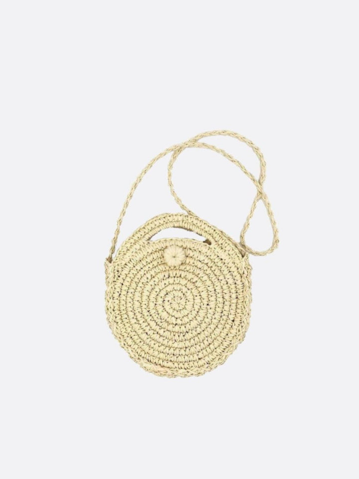 sac paille beige