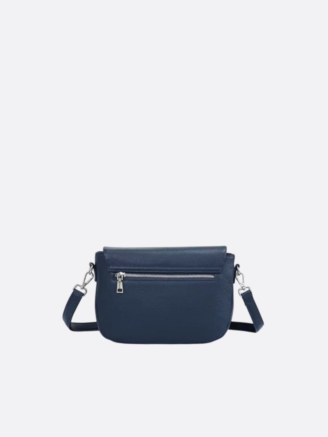 Bolso de hombro rectangular de piel<br> Elma