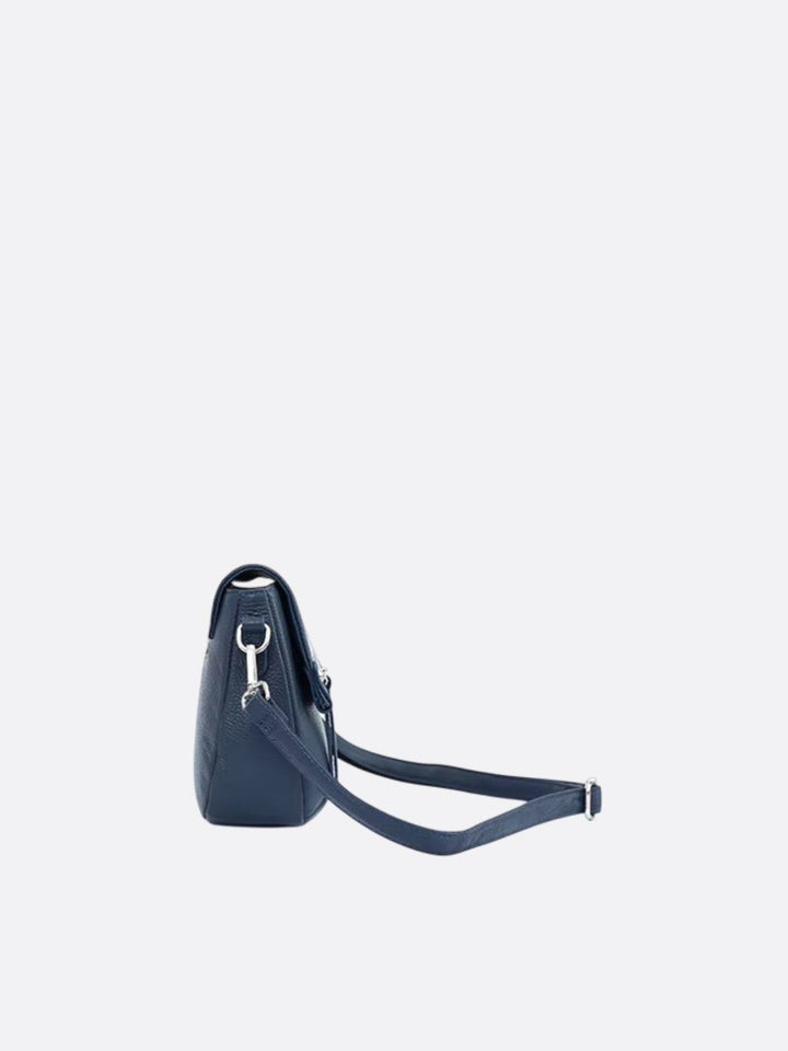 Bolso de hombro rectangular de piel<br> Elma