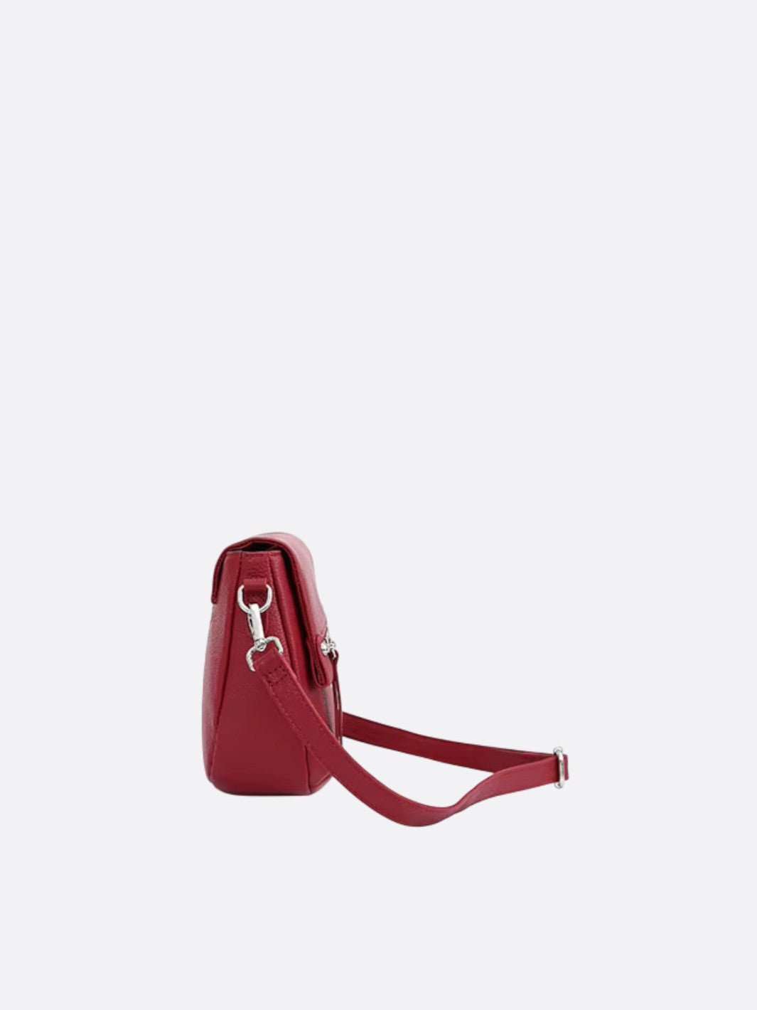 Bolso de hombro rectangular de piel<br> Elma