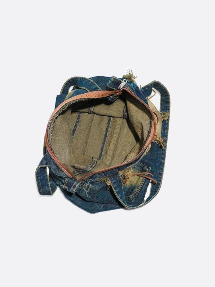 Bolso tipo cartera de mezclilla<br> Darenzo