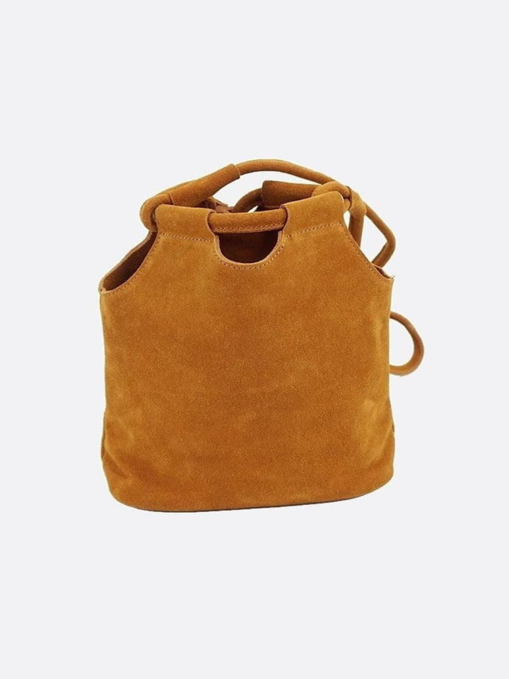 Bolso monedero de ante
