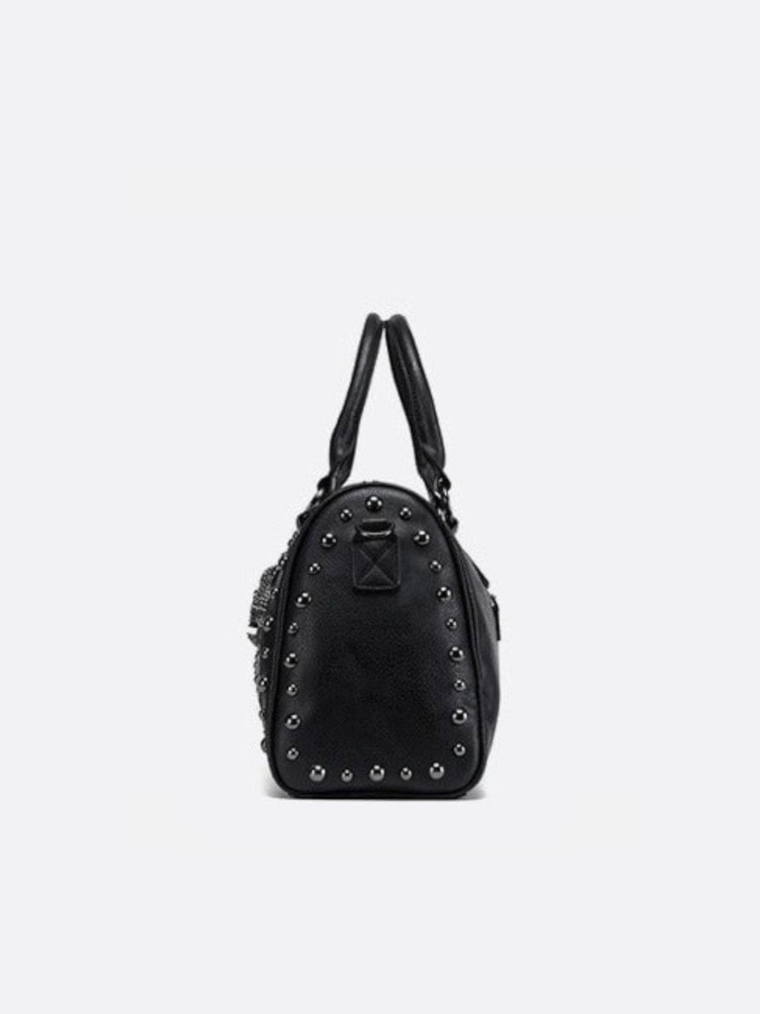 Bolso de bolos con tachuelas negras<br>Valmor