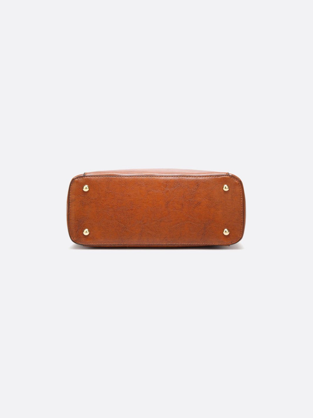 Bolso tote de piel de camello<br>Solaro