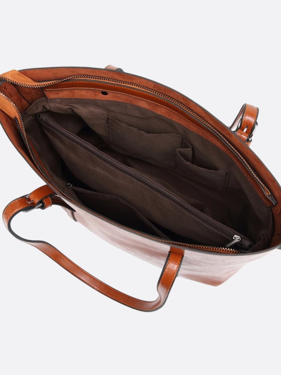 Bolso tote de cuero<br>Soléia