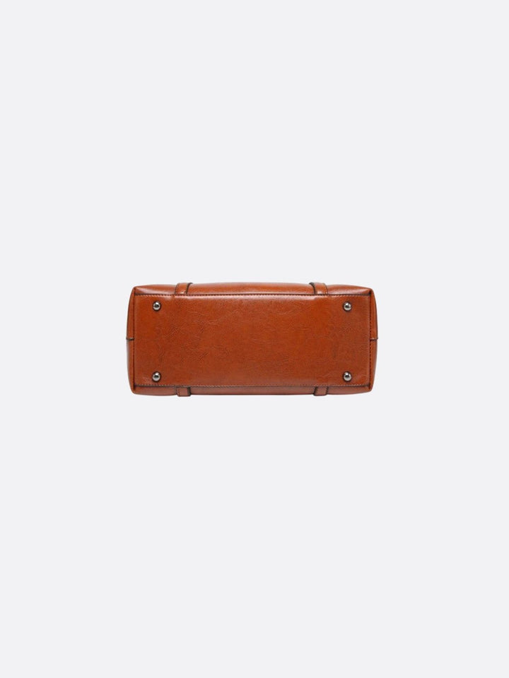 Bolso tote de cuero<br>Soléia