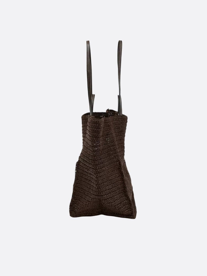Bolso tote de rafia<br> Amario