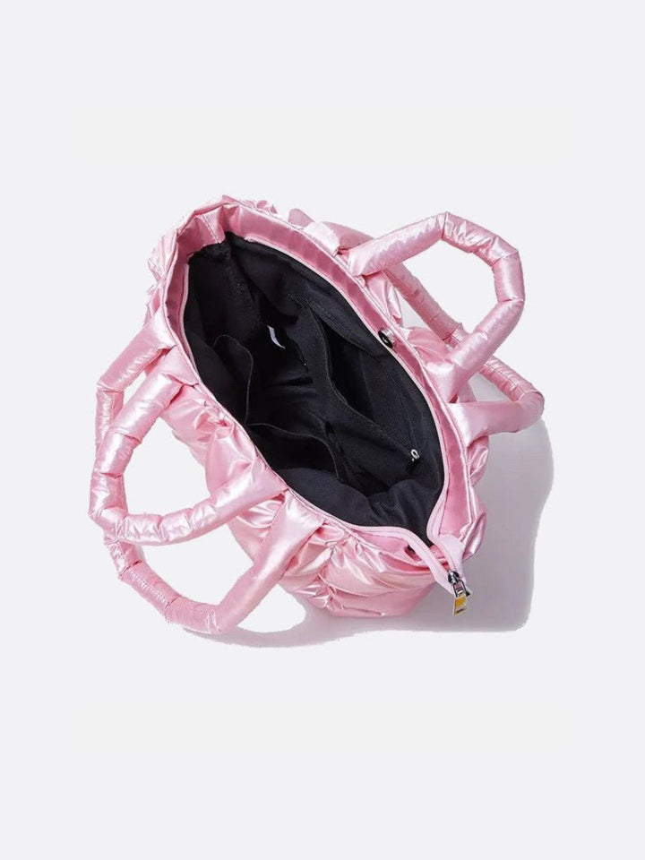Bolso tote metalizado