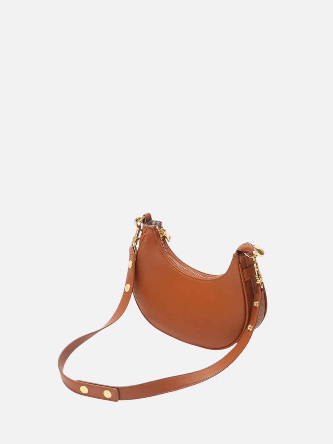 Bolso bandolera de piel media luna<br>Oraya