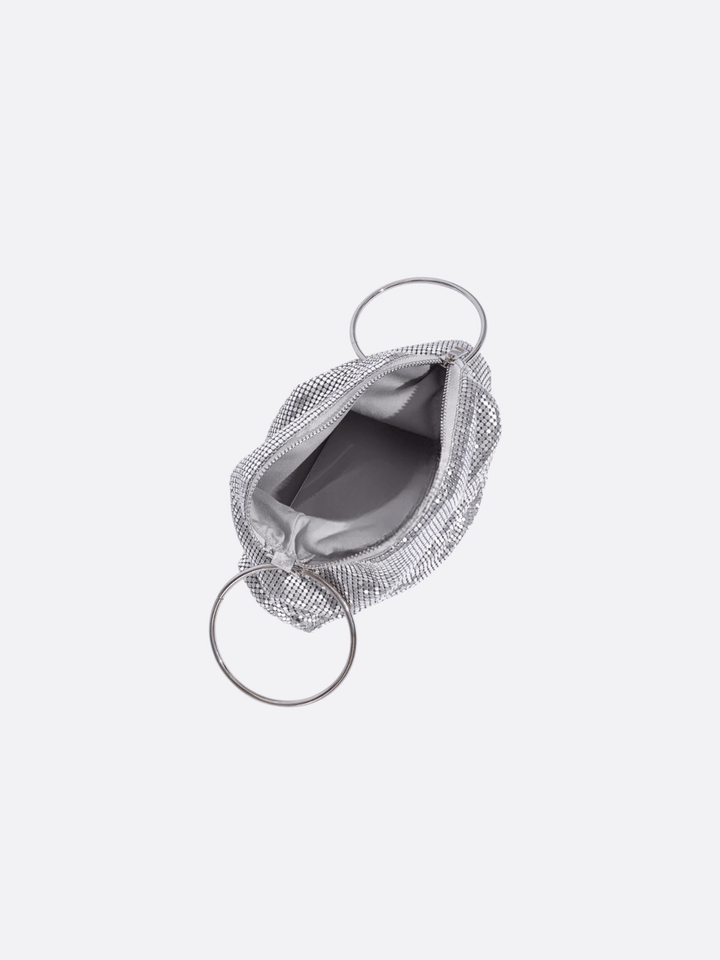 Bolso de noche plateado
