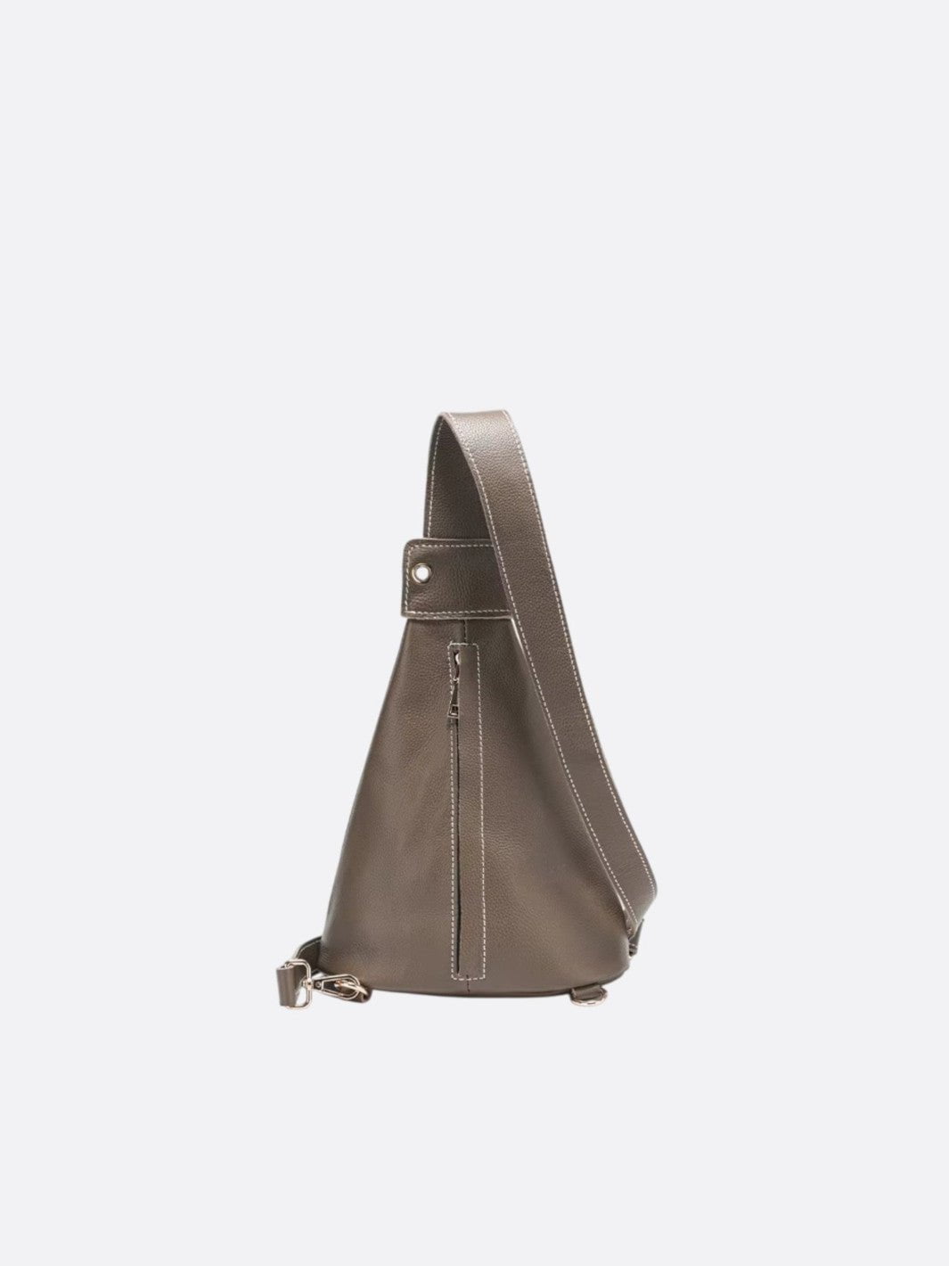 Bolso de piel con bandolera ancha<br> Lirio