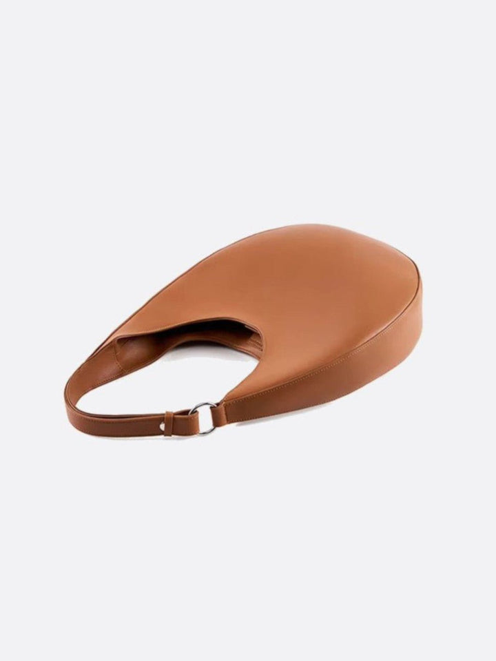 Bolso de piel en forma de media luna<br> Songe