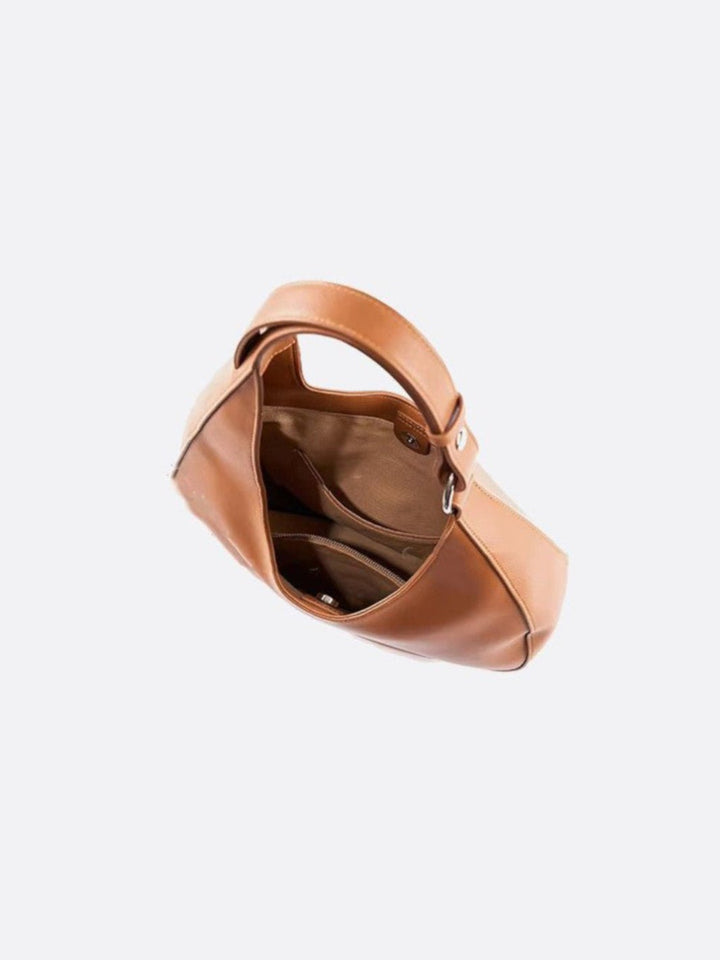Bolso de piel en forma de media luna<br> Songe