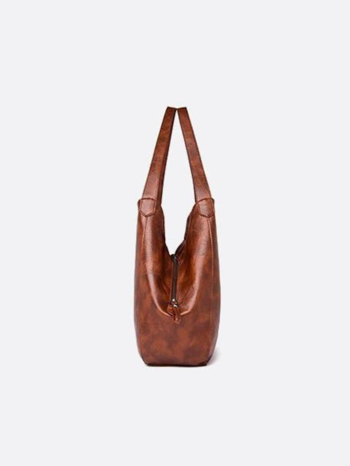 Bolso de mano de cuero<br>Amaya