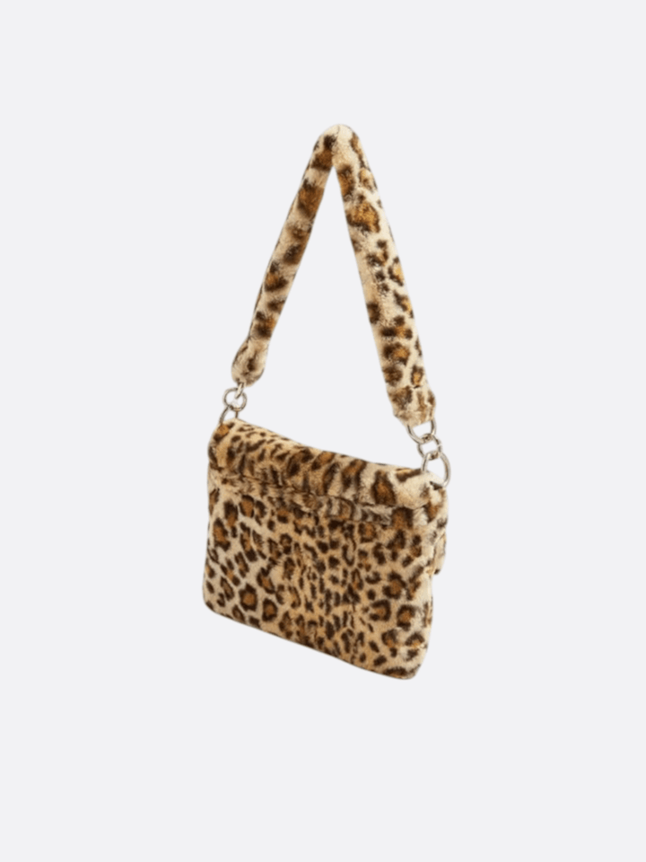 Bolso de piel de leopardo<br> Lupo