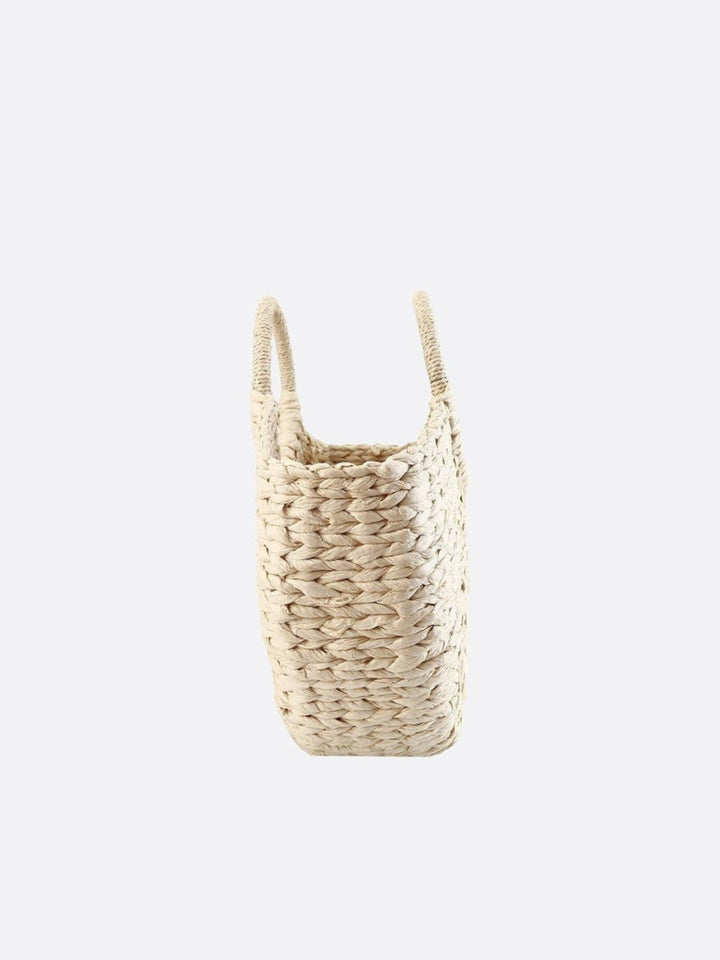 Bolso de mimbre blanco<br>Avelia