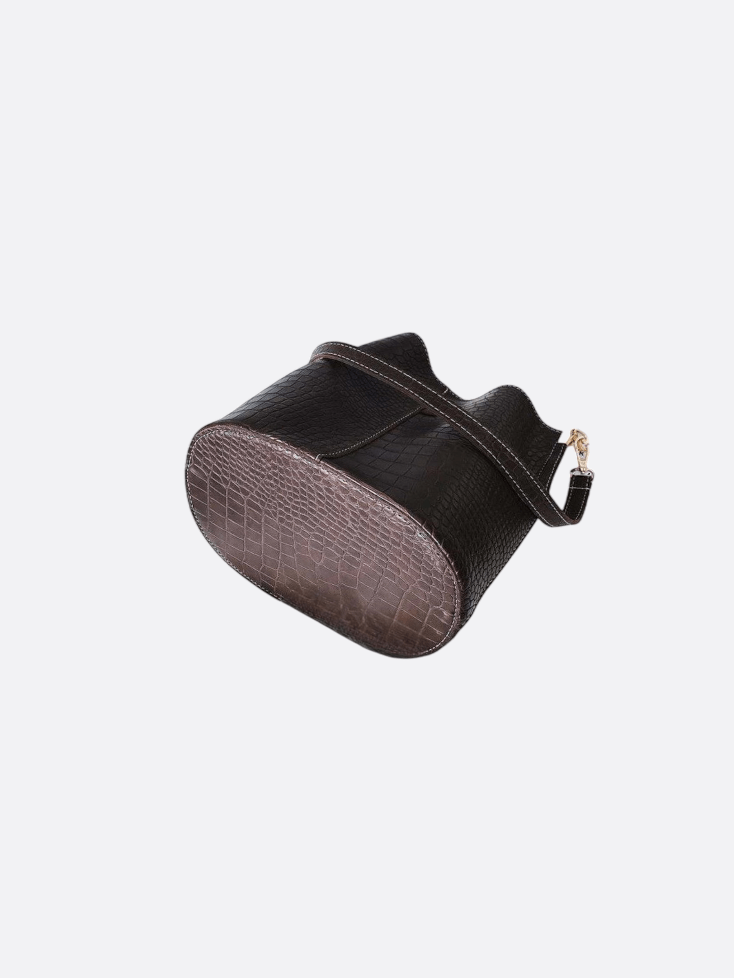 Bolso bombonera de cocodrilo<br>Calisto