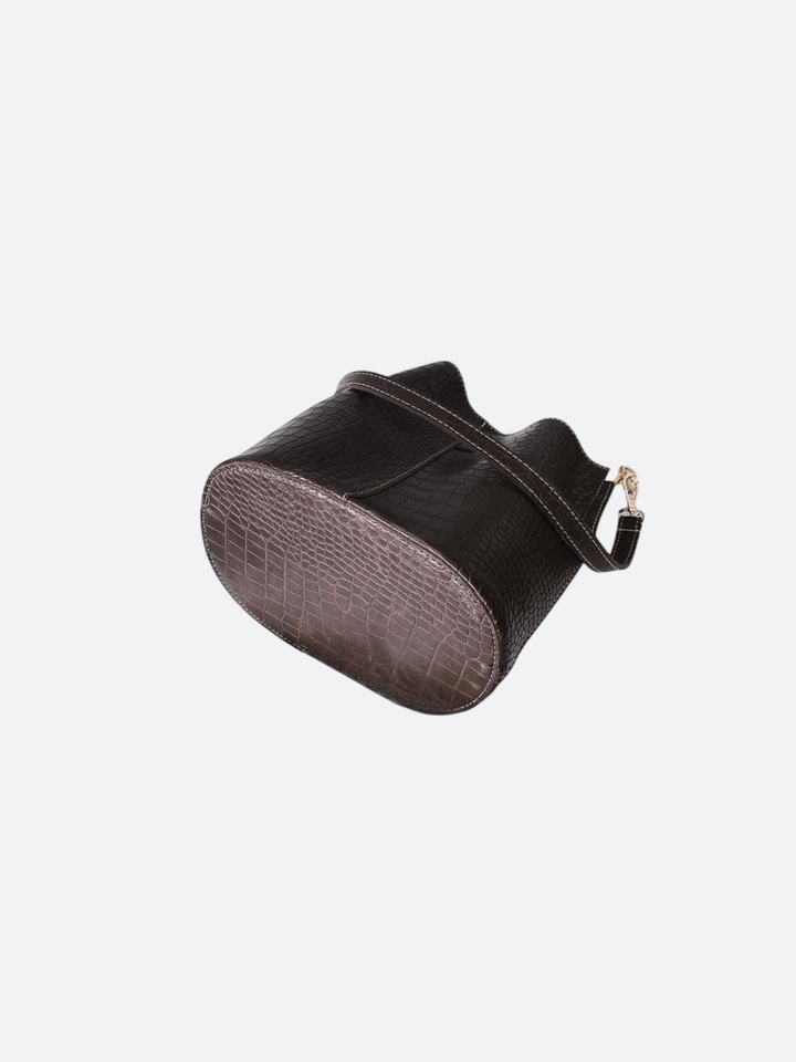 Bolso bombonera de cocodrilo<br>Calisto