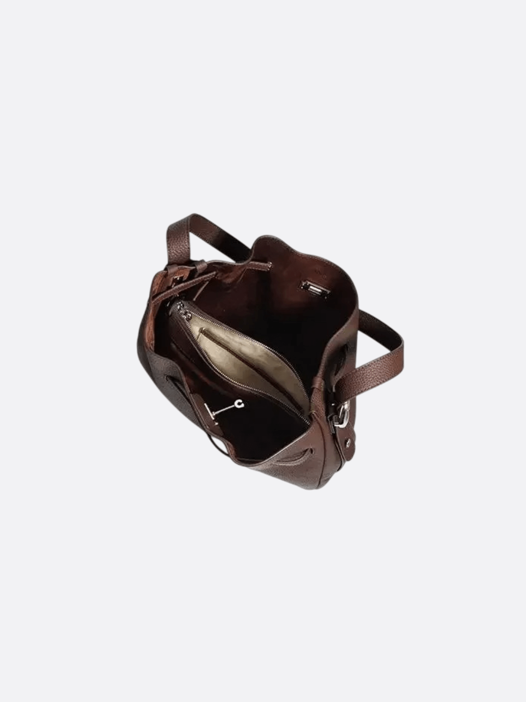 Bolso bombonera de piel<br>Sienne