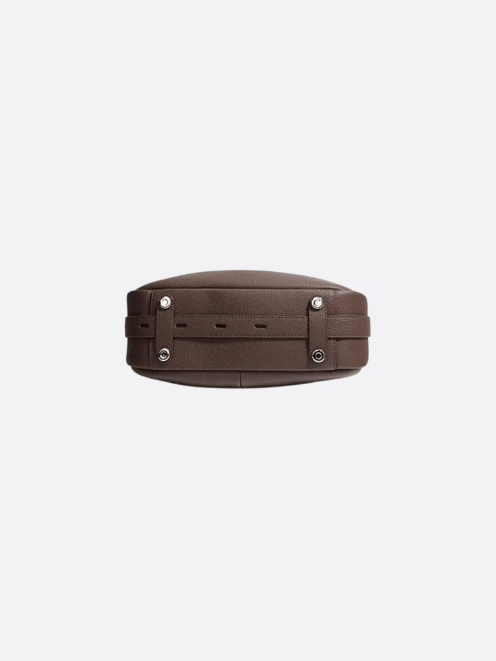 Bolso bombonera de piel<br>Sienne