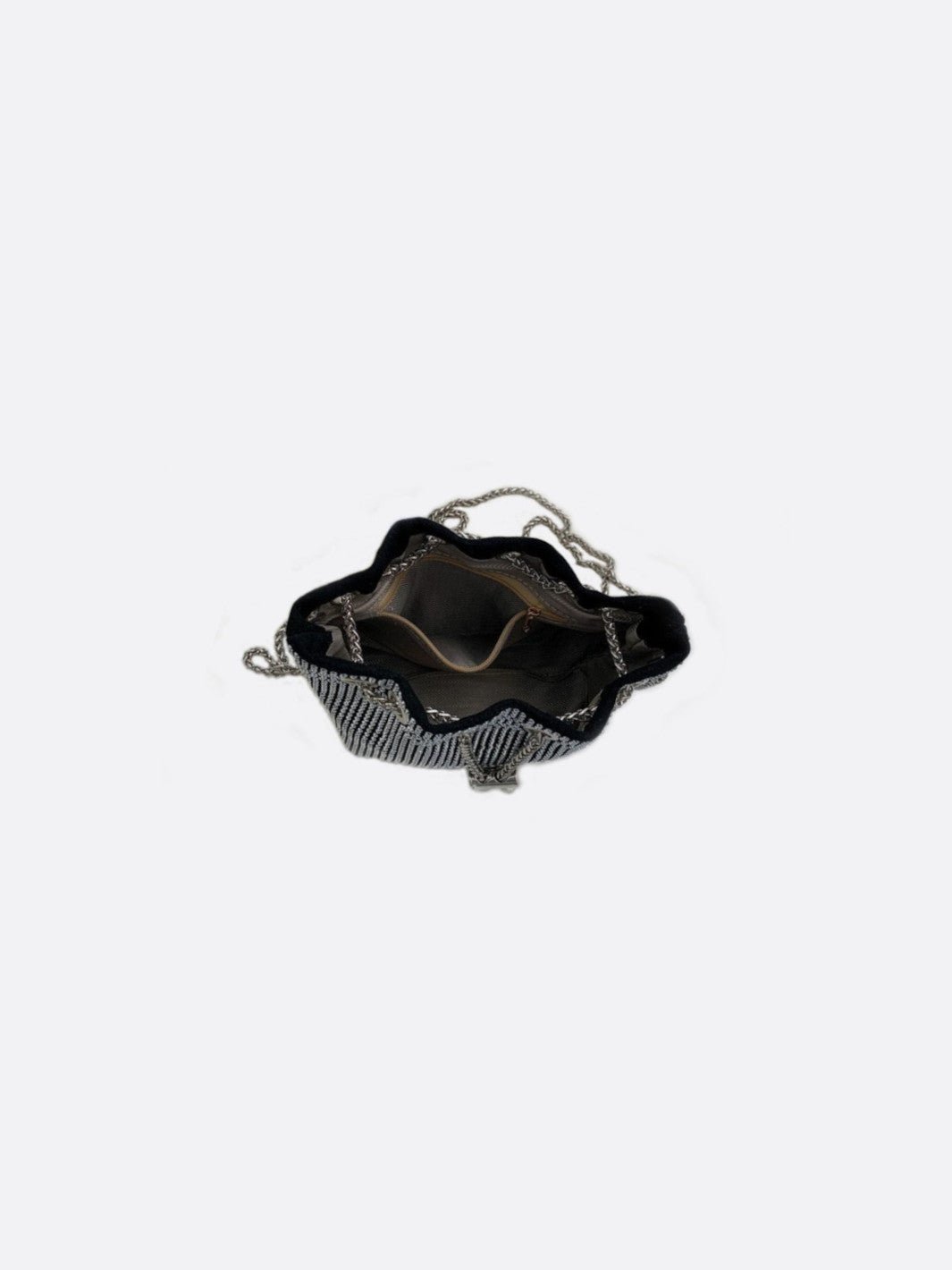 Bolso tipo cubo con diamantes de imitación<br> Célestin